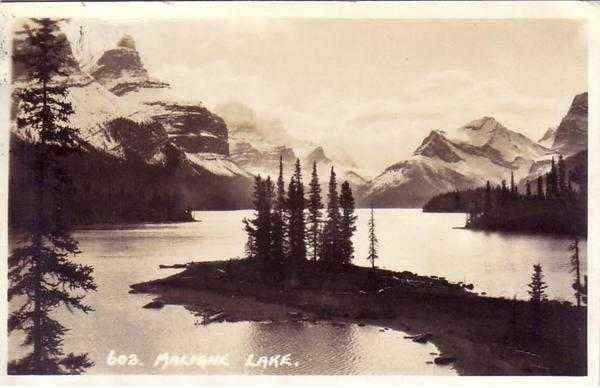 Maligne Lake Canadian Rockies ON Canada Ontario