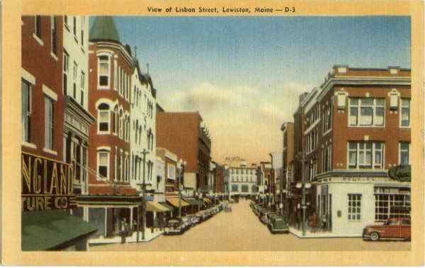 View of Lisbon Street Lewiston Maine