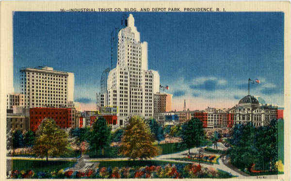 Industrial Trust Co Bldg and Depot Part Providence Rhode Island