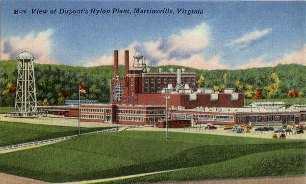 Dupont's Nylon Plant Martinsville Virginia