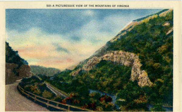 Picturesque Mountains View Scenic Virginia