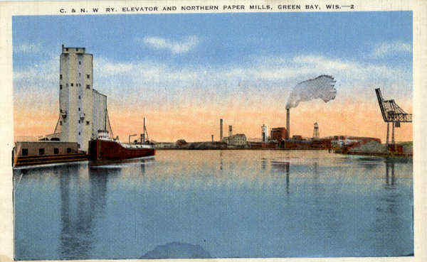 Elevator Northern Paper Mills Green Bay Wisconsin