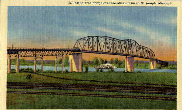 St. Joseph Free Bridge Missouri River