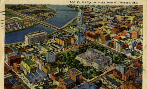 Capitol Square Air View Columbia Ohio