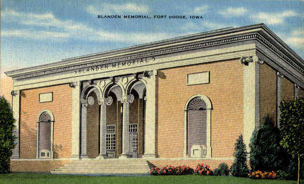 Blanden Memorial Fort Dodge Iowa