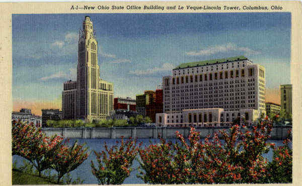 New Ohio State Office Building and Le Veque-Lincoln Tower Columbus