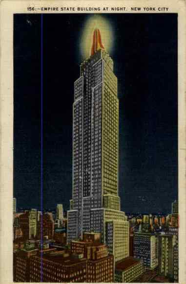 Empire State Building at Night New York City