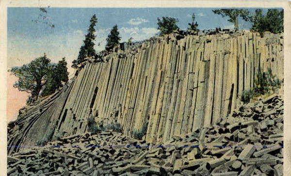 The Devils Post Pile, near Bishop, California
