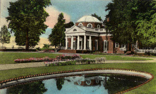 Monticello - West Front Charlottesville Virginia