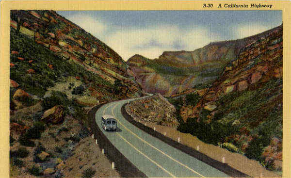 A California Highway - US Highway 99 Scenic