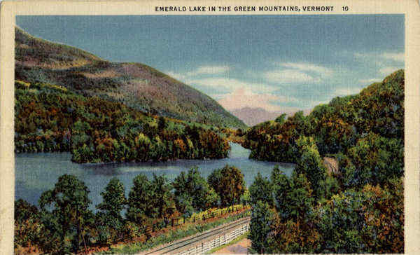 Emerald Lake in the Green Mountains Vermont