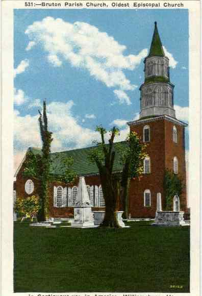 Burton Parish Church, Oldest Episcopal Church Williamsburg Virginia