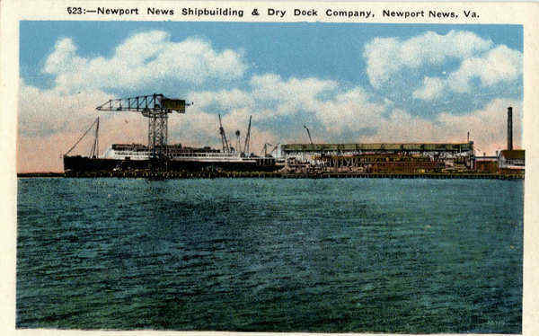 Newport News Shipbuilding and Dry Dock company Virginia