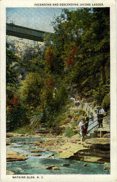 Ascending and Descending Jacobs Ladder Watkins Glen New York