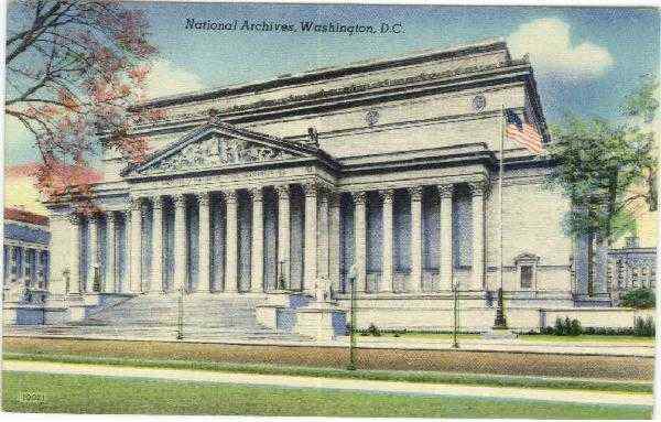 National Archives Washington District of Columbia Washington DC