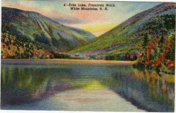 Echo Lake Franconia Notch New Hampshire
