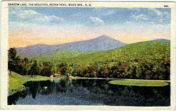 Shadow Lake The Beautiful Indian Head White Mountains New Hampshire
