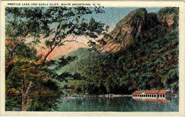 Profile Lake and Eagle Cliff White Mountains New Hampshire