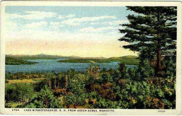 Lake Winnepesaukee from Green Acres Meredith New Hampshire