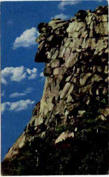 Old Man of the Mountains Franconia Notch New Hampshire