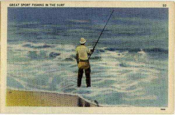 Great Sport Fishing in the Surf Scenic California