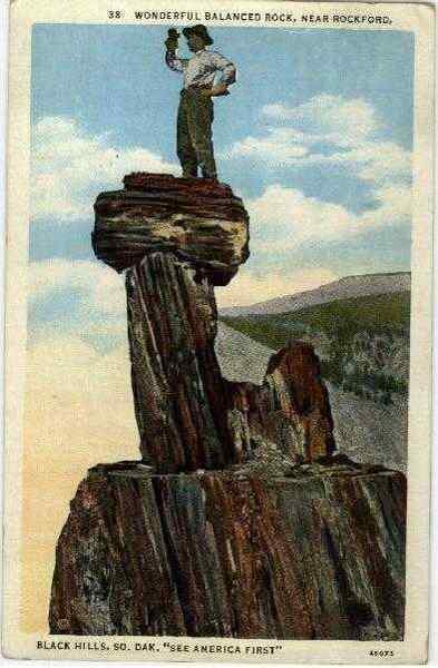Wonderful Balanced Rock Black Hills South Dakota