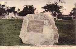 Memorial Tablet William Bradford Postcard