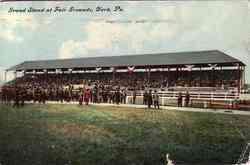 Fair Ground Grand Stand York, PA Postcard Postcard