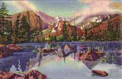 Bear Lake and Glacier Gorge Postcard