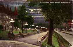 Court House Square Scranton, PA Postcard Postcard