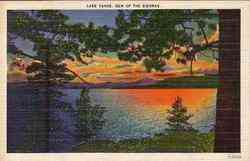 Lake Tahoe California Postcard Postcard