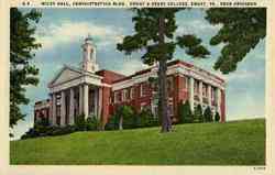 Wiley Hall Administration Building Emory & Henry College Postcard