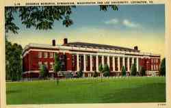 Doremus Memorial Gymnasium Washington and Lee University Postcard