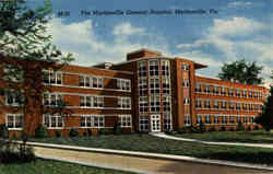 The Martinsville General Hospital Postcard