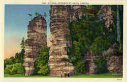 Natural Chimneys Postcard