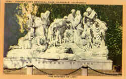 Forest Lawn Memorial Park Postcard