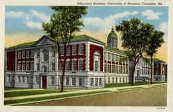 Education Building University of Missouri Postcard