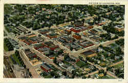 Air View of Lexington Postcard