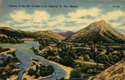 Canyon of the Rio Grande US HIghway 64 Postcard