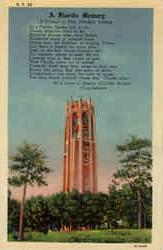 A Florida Memory - A Tribute to The Singing Tower Postcard