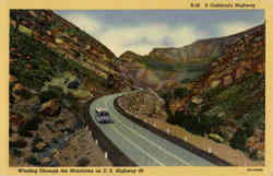A California Highway - US Highway 99 Postcard