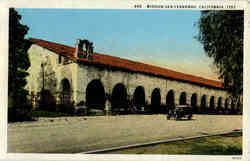 Mission San Fernando Postcard