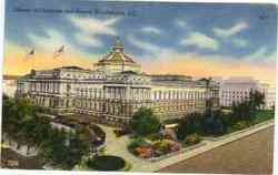 Library of Congress and Annex Postcard