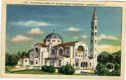 The National Shrine of the Immaculate Conception Postcard