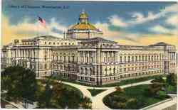Library Of Congress Postcard