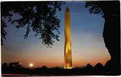 Washington Monument District Of Columbia Washington DC Postcard Postcard