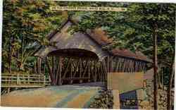 An Old Covered Bridge Postcard
