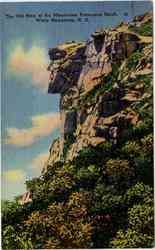 The Old Man of the Mountain Postcard