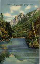 Eagle Cliff and Profile Lake Franconia Notch Postcard