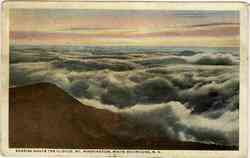 Sunrise Above the Clouds Mt Washington White Mountains, NH Postcard Postcard